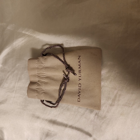 David Yurman Silver and Black Cord Bracelet (NWOT) - Picture 5 of 5